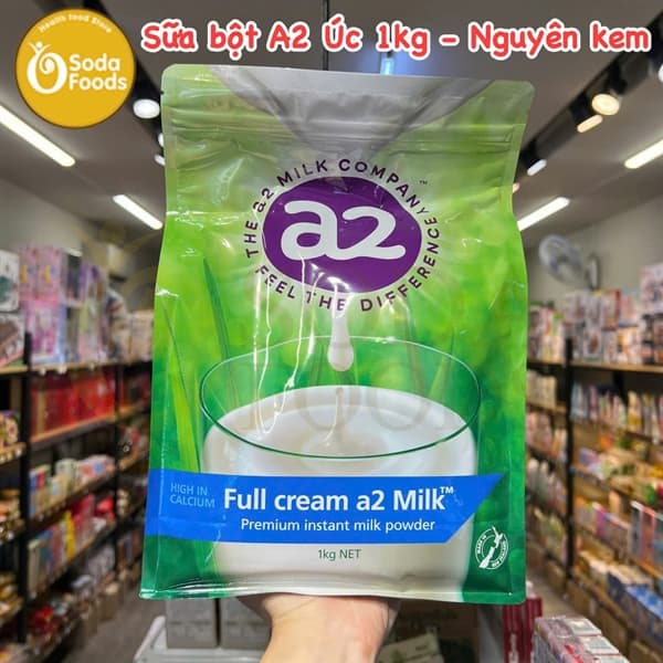 Sữa bột A2 Úc 1KG - Nguyên kem