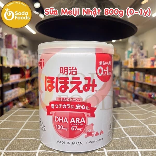Sữa Meiji Nhật 800g (0-1y)