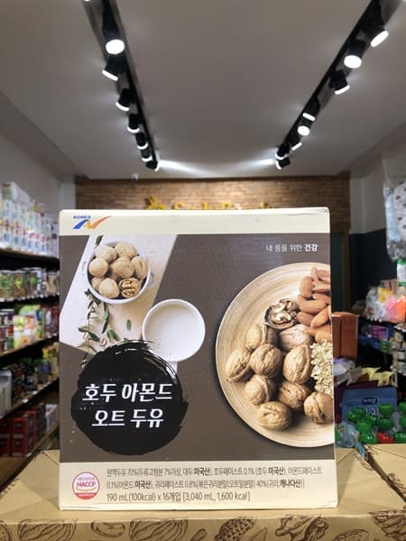 Sữa Óc chó, Hạnh nhân, Yến Mạch 190ml (Thùng 16 hộp)