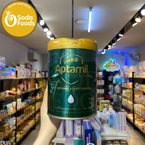 Sữa Aptamil Essensis Organic A2 Úc số 3 - 900g (1y+)