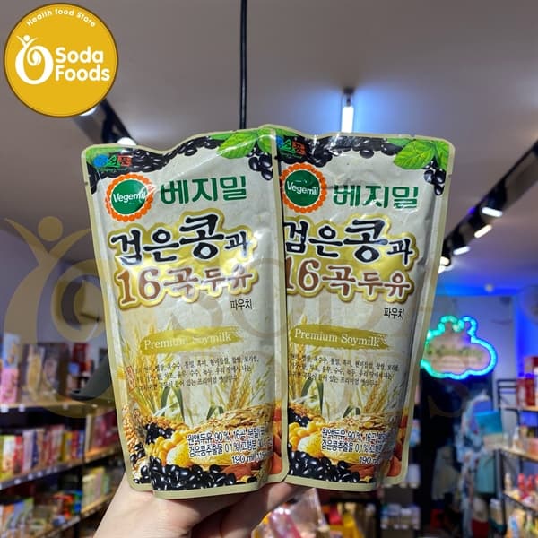 Sữa hạt Vegemil đậu đen và 16 loại ngũ cốc 190ml