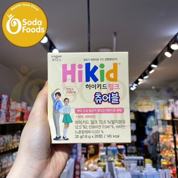 Sữa Viên Hikid 20viên - 32g (1-12 tuổi)