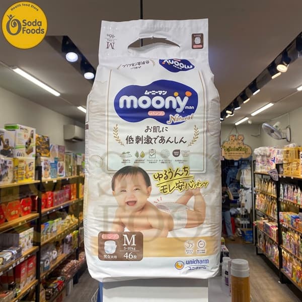 Tã Moony Natural quần M46 (5-10kg)