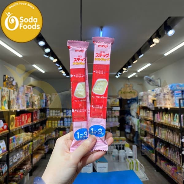 Sữa Meiji viên nén Nhật - Hộp 30 thanh (1-3y) NEW