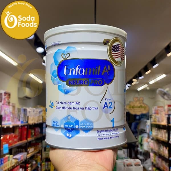 Sữa Enfamil A2 NeuroPro 800g số 1 (0-6m)