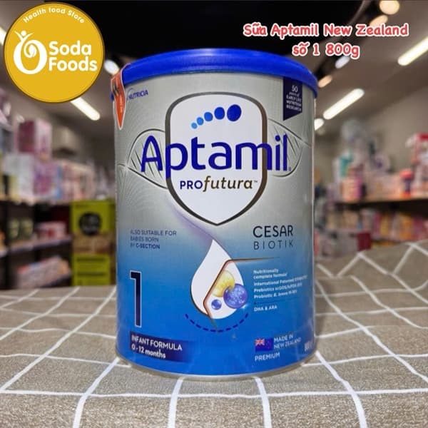 Sữa Aptamil New Zealand số 1 800g (0-12m)
