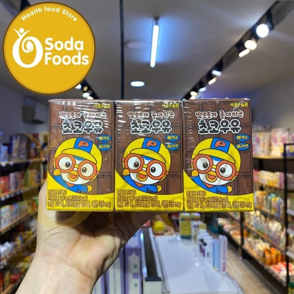 Sữa tươi Pororo 140ml Hàn Quốc 1y+ - chocolate