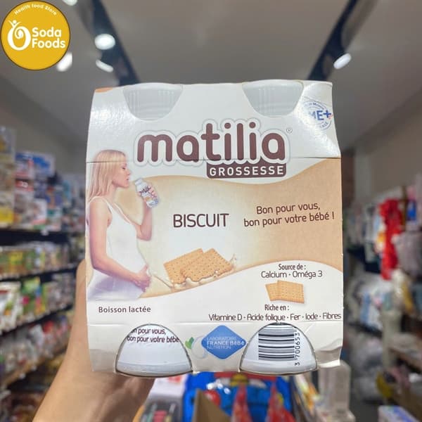 Sữa bầu Matilia Pháp 200ml x4 - Bích quy