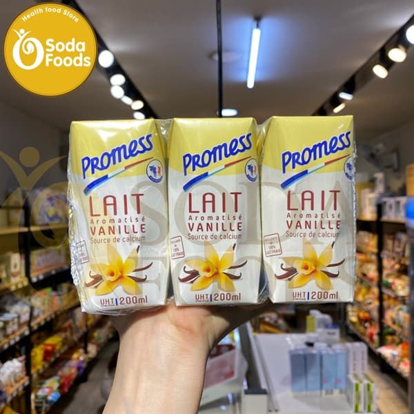 Sữa tươi Promess 200ml Pháp - Vani (2y+)