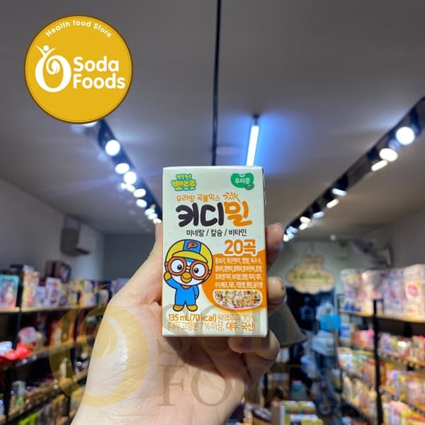 Sữa Hạt Ngũ Cốc Pororo Hàn Quốc 135ml (bé dị ứng đạm bò dùng được)
