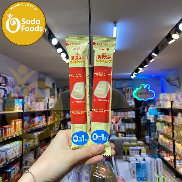 Sữa Meiji viên nén Nhật- Hộp 30 thanh (0-1y) NEW