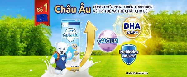 Sữa công thức pha sẵn Aptamil Kid hộp 180ml cho trẻ từ 1 tuổi